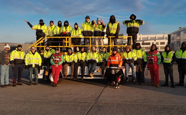 NextGen ground handling team working together on the tarmac