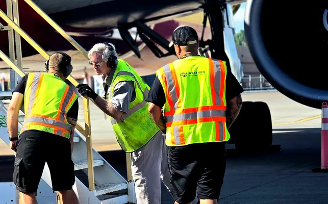 Ground support equipment and security services for safe airport operations