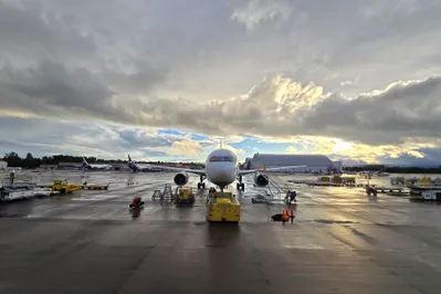 Training session with ground handling professionals
